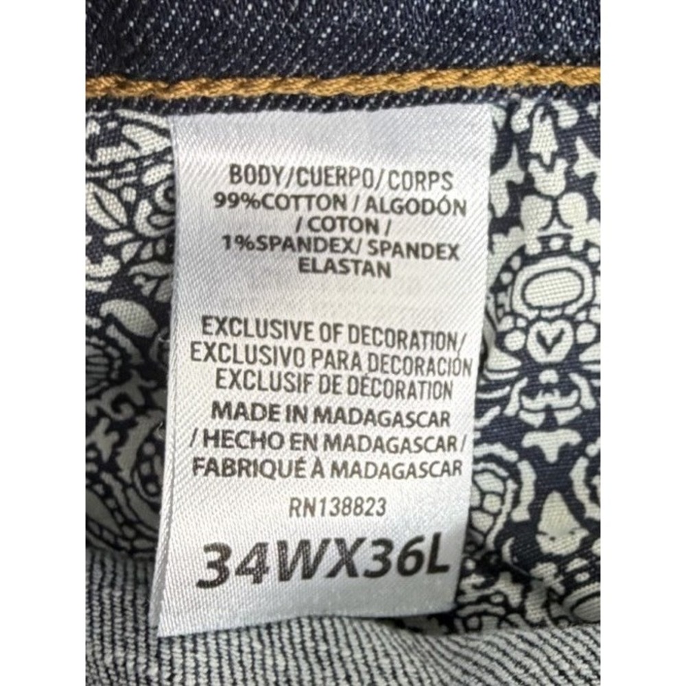 Cody James Jackson Slim Straight Men's Jeans Sz 34x36 Showdown Dark Wash EUC - Picture 2 of 10